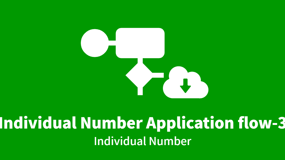 Individual Number Application flow-3