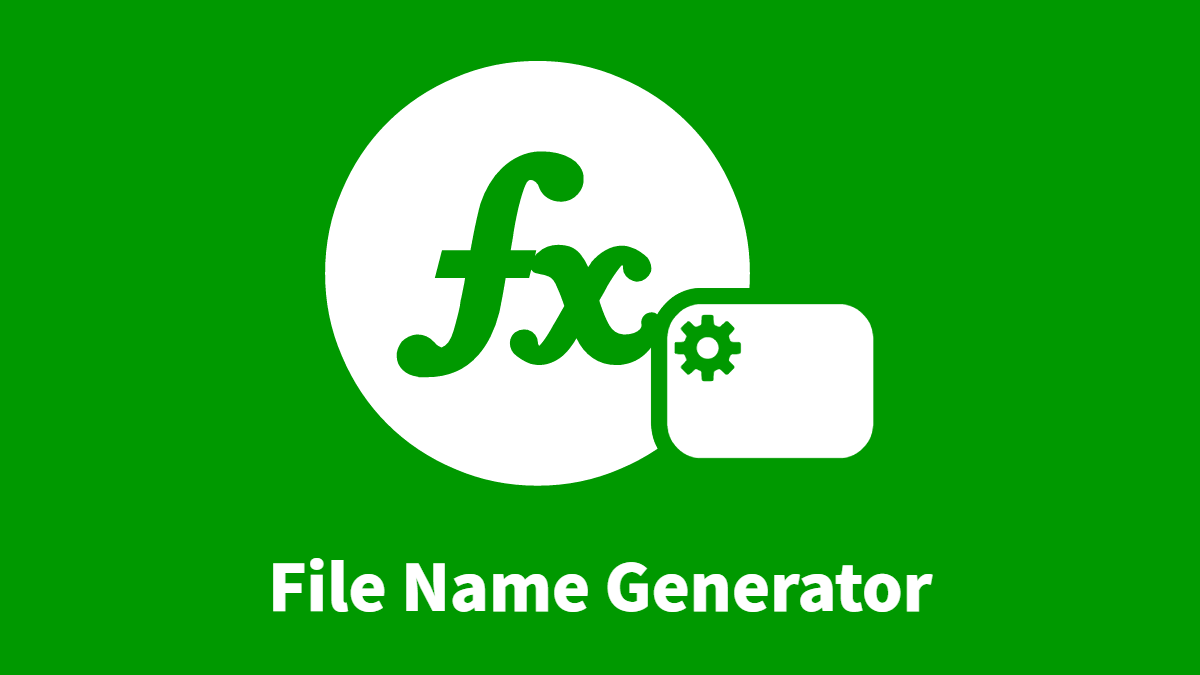 File Name Generator
