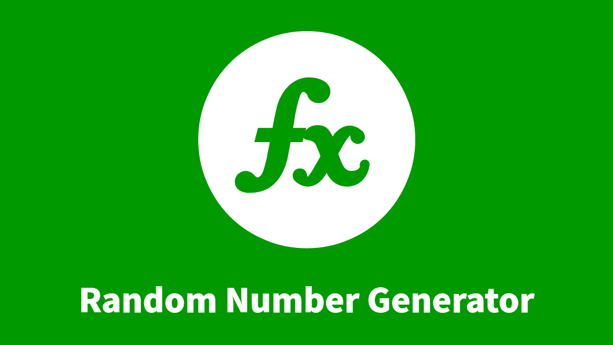Random Number Generator