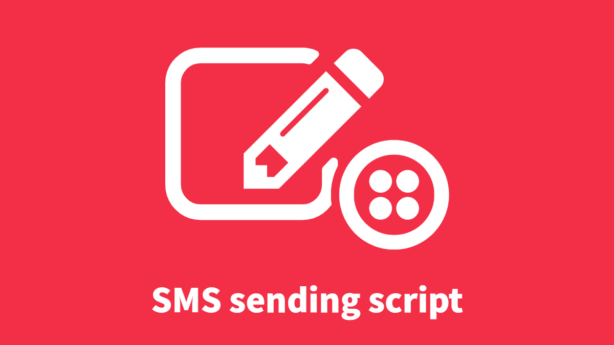 Sending a Text Message in the Middle of Workflow Using SMS – Script Task version