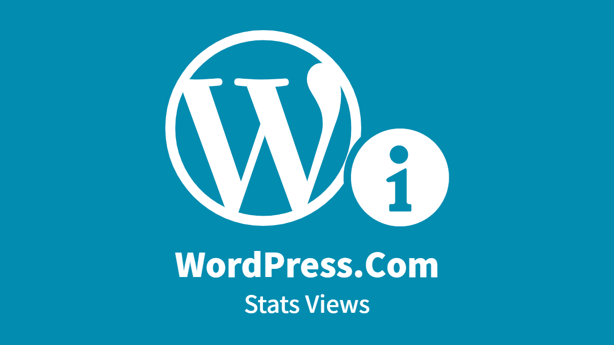 WordPress.Com: Stats Views