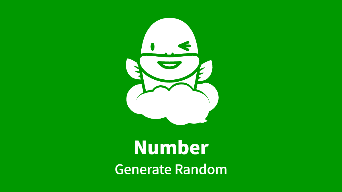 #Number: Generate Random