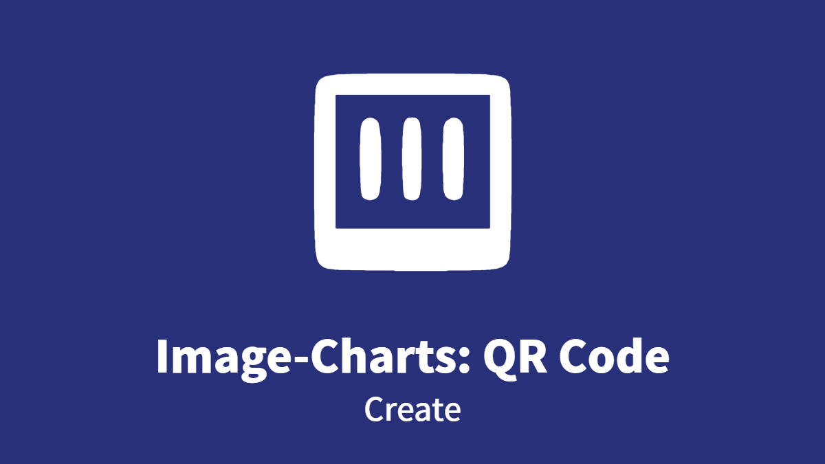 Image-Charts: QR Code, Create