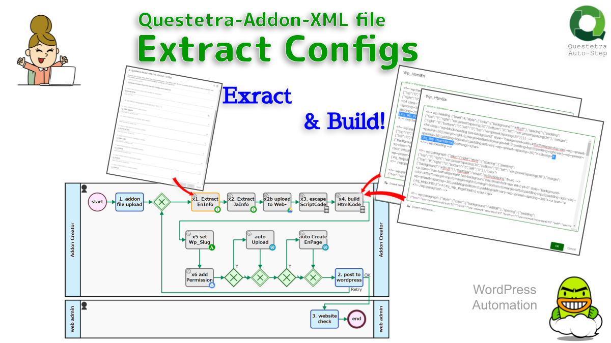 #Questetra-Addon-XML_file: Extract Configs