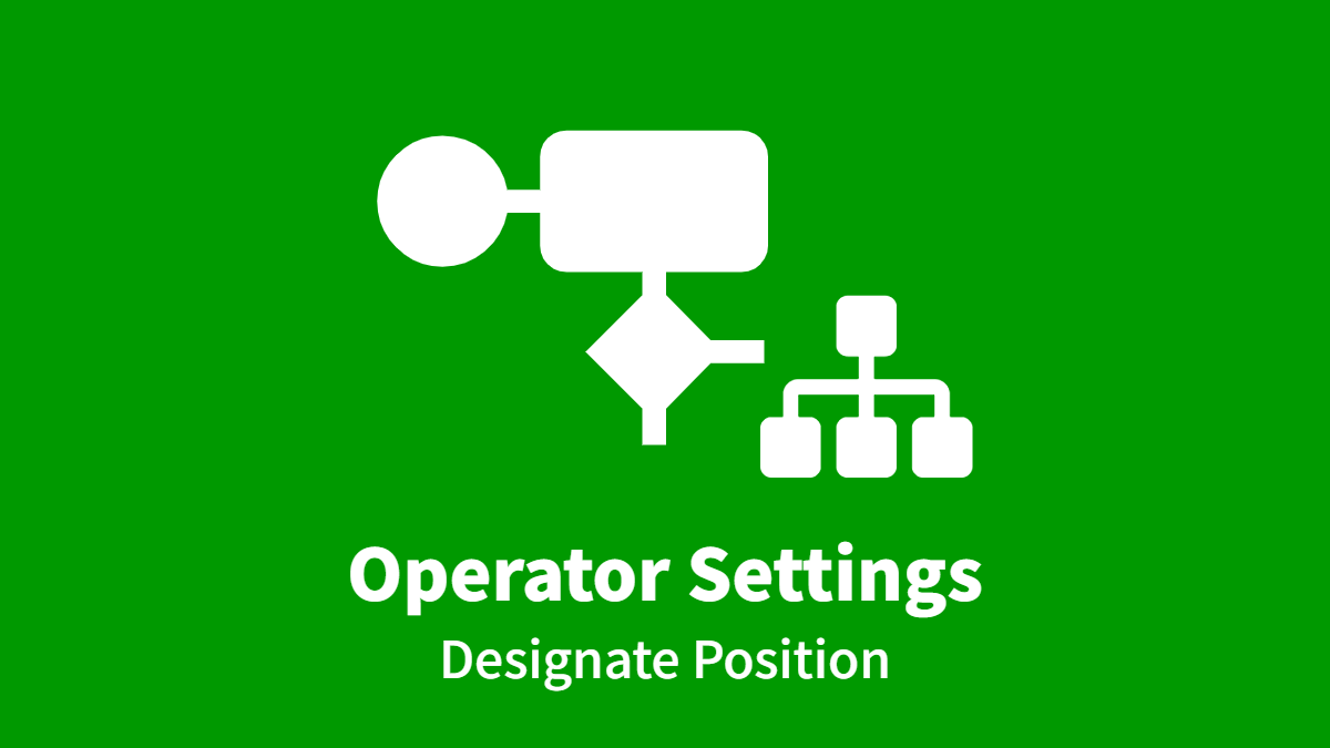 Set the Operator According to the Depth of the Organizational Hierarchy