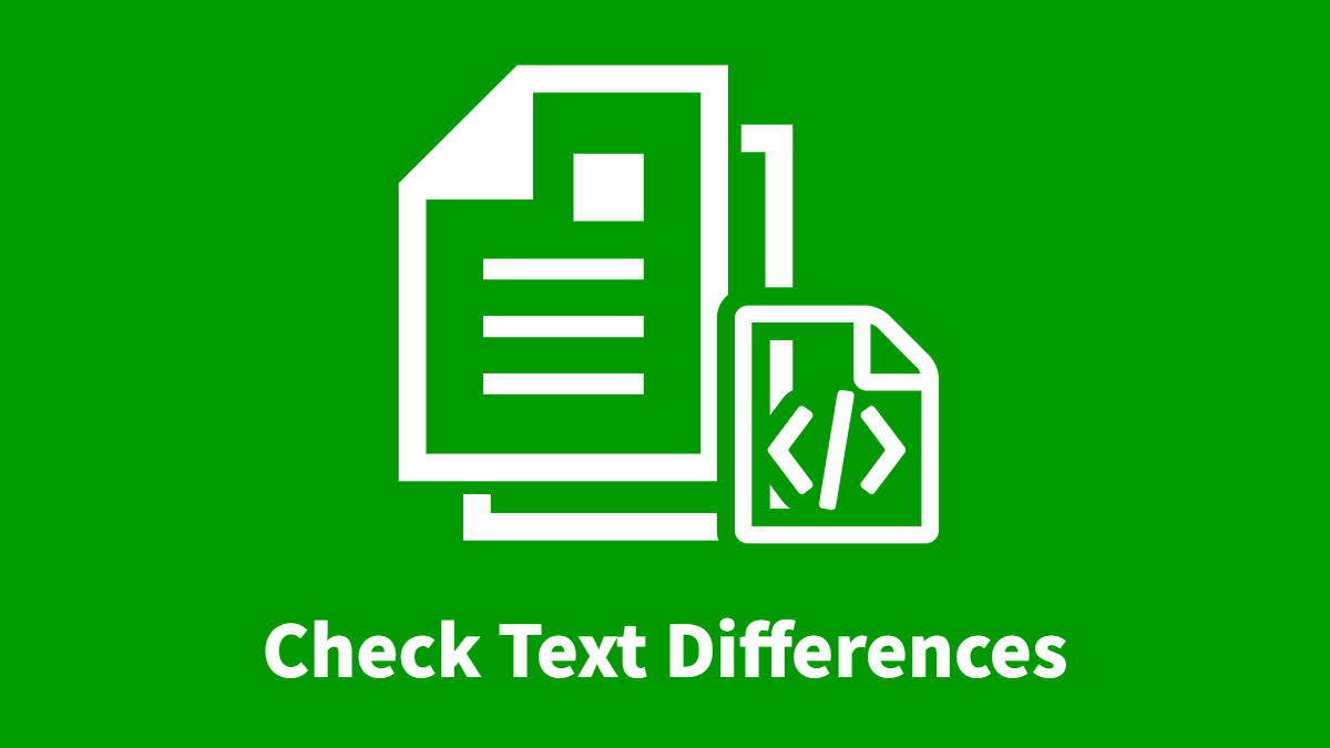 Display the Difference Between Two String Type Data Items on the Processing Form Screen