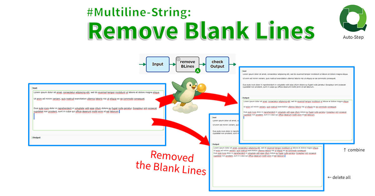 #Multiline-String: Remove Blank Lines